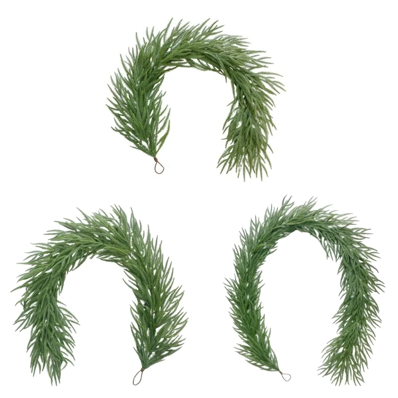 

Artificial Pines Needle Fake Hanging Vine Plant for Christmas Wedding Decoration