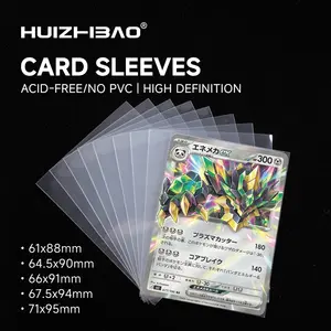 Bilashmart High Quality Transparent clear MTG Card Sleeves Protector Magic Gathering Board Game TCG YGO/PKM Football Basketball