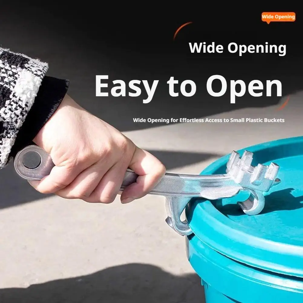 Multi Functional Paint Bucket Lid Wrench Bucket Opener Lndustrial grade Labor-saving Metal Waterproof Plastic Bucket Opener