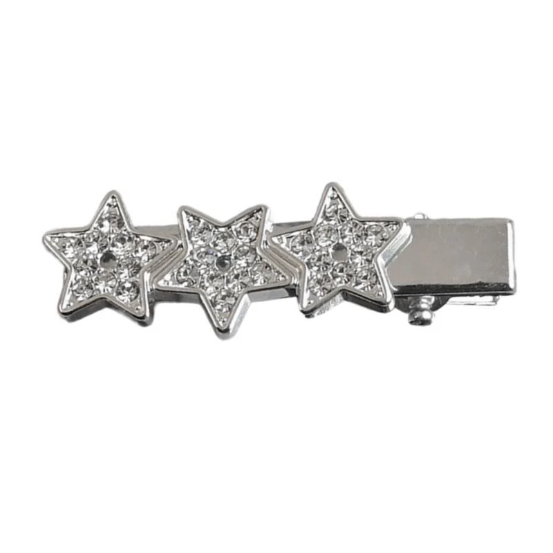 

652F Star Duckbills Hair Clip Summer Spring Headpieces for Woman Girl Taking Photo Shopping Travel Hairpin