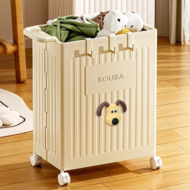 Large Capacity Bathroom Storage Tool Personalized Restroom Basket Creative House Dirty Cloth Crates High Aesthetic Home Storager