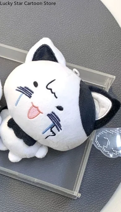 Nuevo juego de 10CM Dr.STONE Senku Ishigami Kawaii Anime dibujos animados lindo Maumet títere juguete colgante llavero mascota regalos de navidad