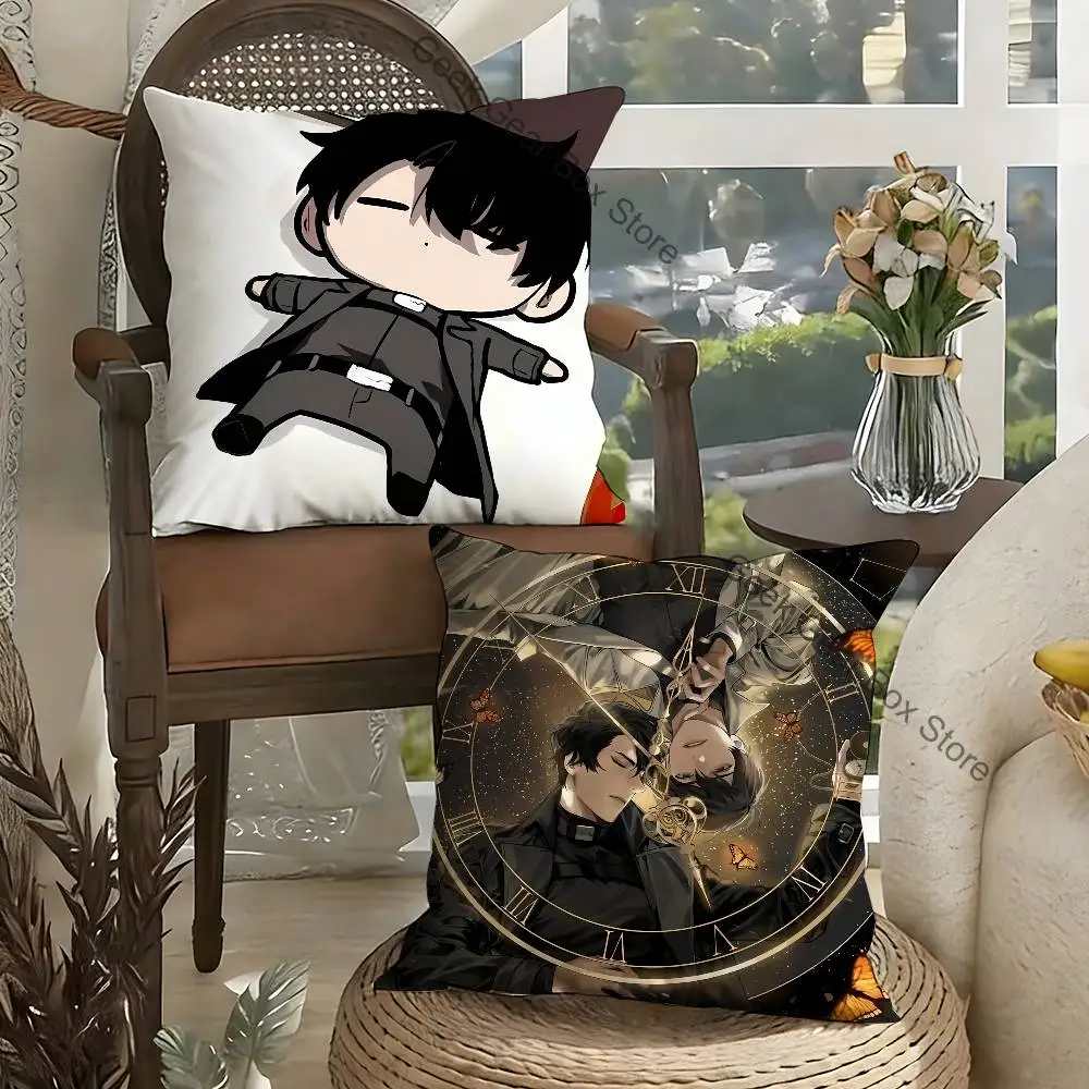 

Kim Dokja ORV Pillow Case For Sofa Decor Car Office Room Printing Cushion Cover Decorations and Protector