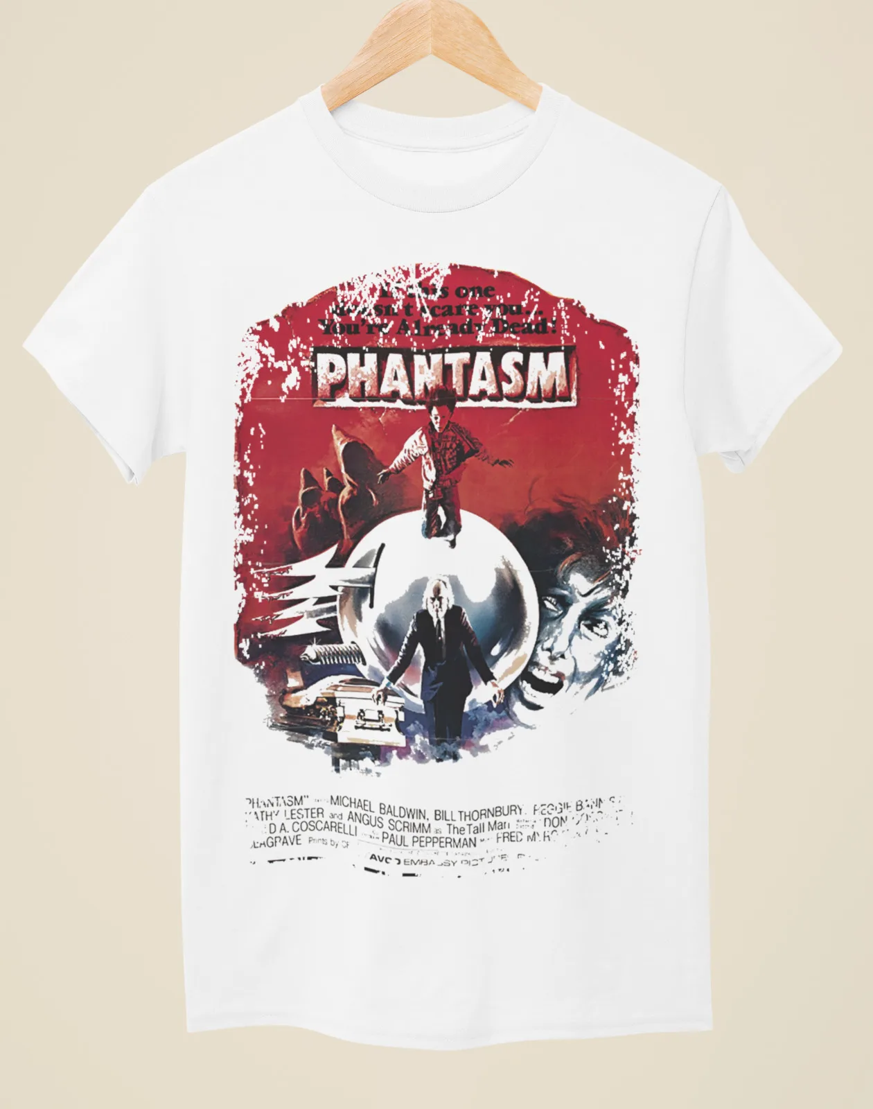 

Phantasm - Movie Poster Inspired Unisex White T-Shirt