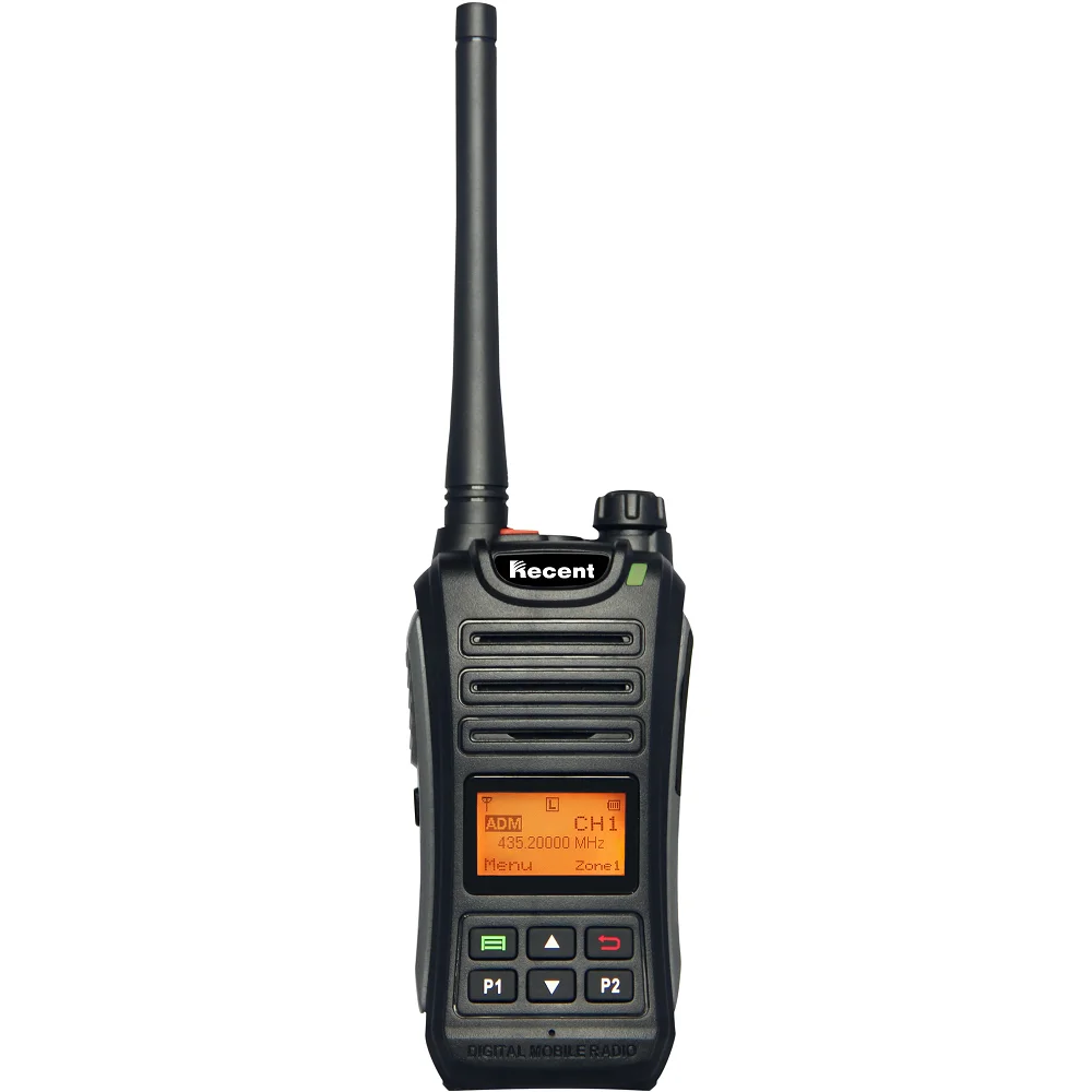 Recent RS-209D portable 2W dPMR wide and narrowband compatible dual handheld walkie-talkie with display