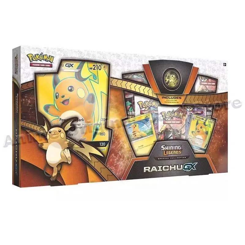 Amerikaanse Versie Originele Doos Pokemon Legendes Gx Shing Legendes Sm4 Flash Legende Kaart Collectie Geschenkdoos