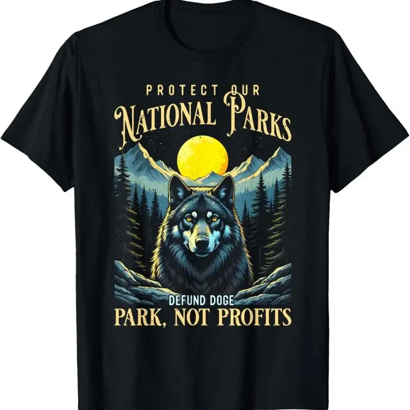 Protect Our National Parks Defund Doge Not Profits T Shirt