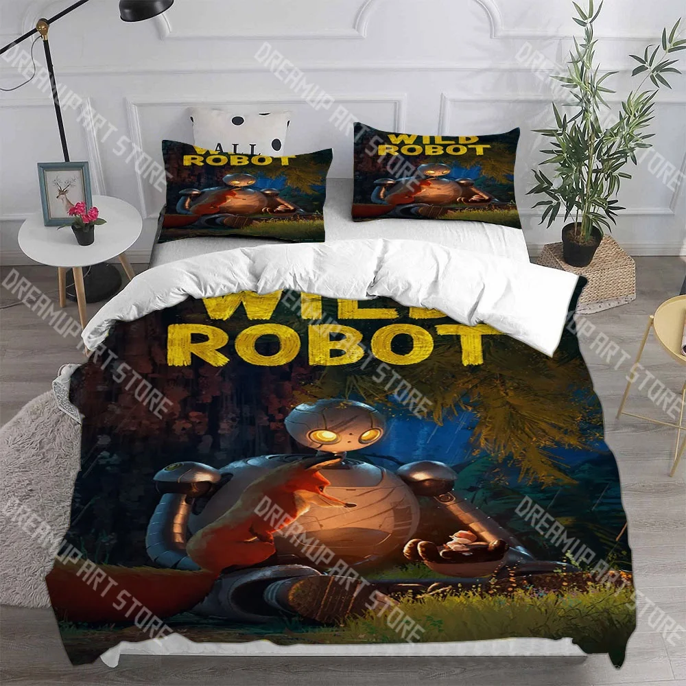 mode-le-robot-sauvage-dessin-anime-ensemble-de-literie-simple-double-pleine-reine-king-size-ensemble-de-lit-enfants-chambre-housse-de-couette-ensembles-ensemble-de-draps