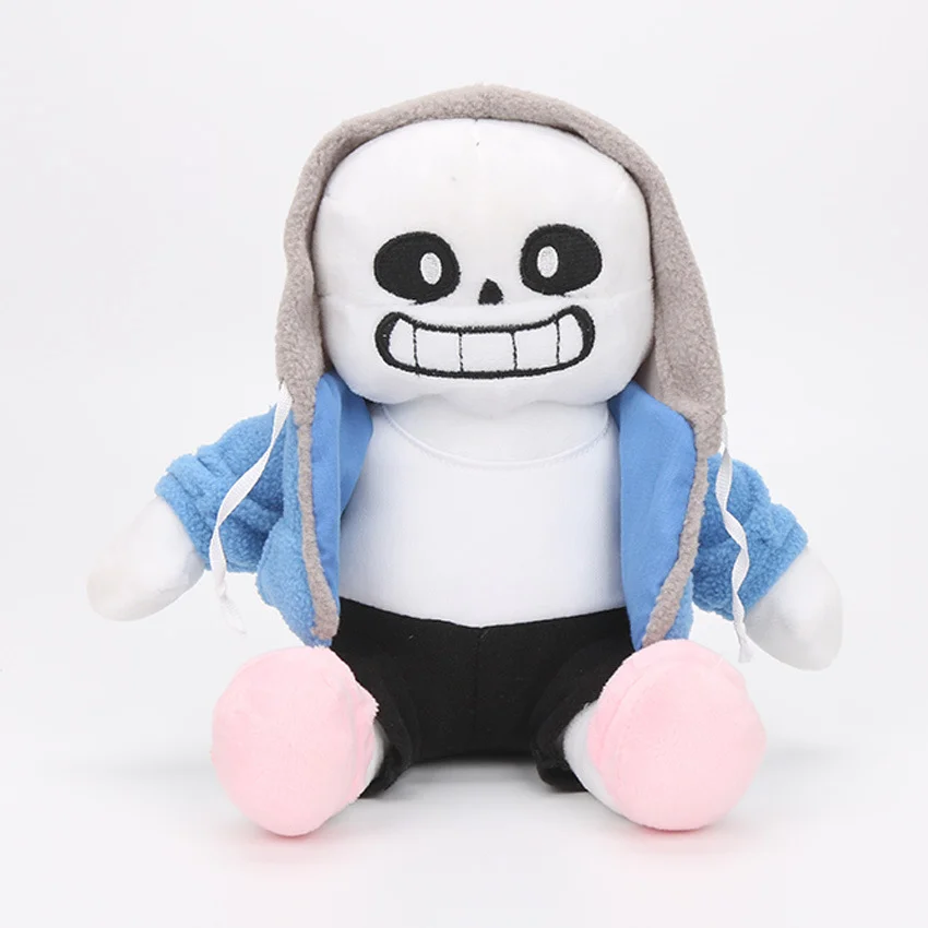 Игрушка плюшевая Undertale Sans 23 см, мягкая плюшевая кукла, подарок для детей на день рождения и Рождество