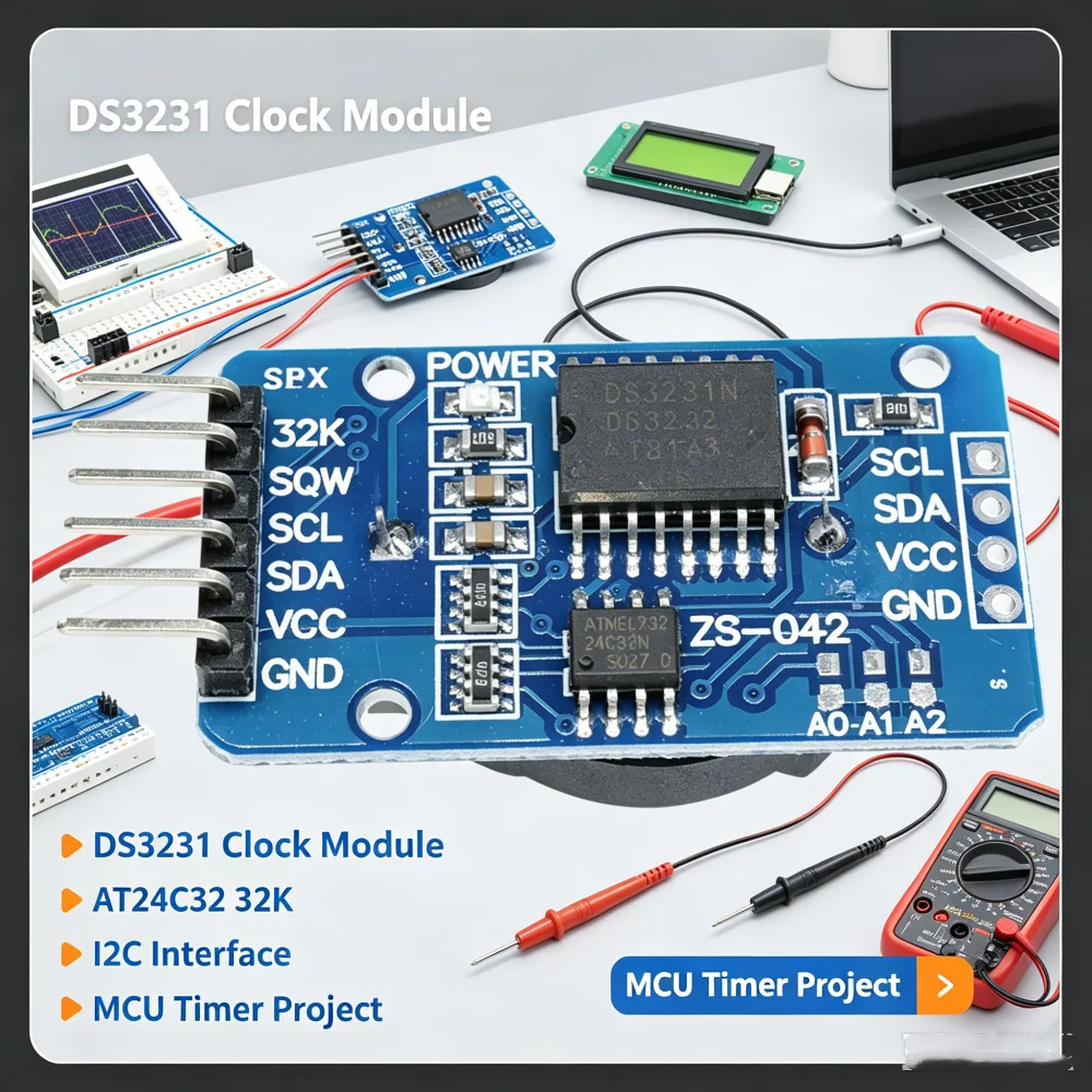 Rtc Module Ds3231 - DS3231 AT24C32 IIC RTC Module Klok