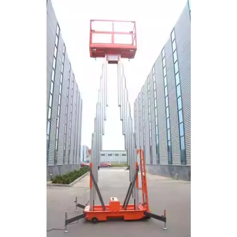 Customized Electric Elevator Aluminum Alloy Mobile Household Small Hydraulic Climbing Elevator Lift Platform Aerial Work Vehicle