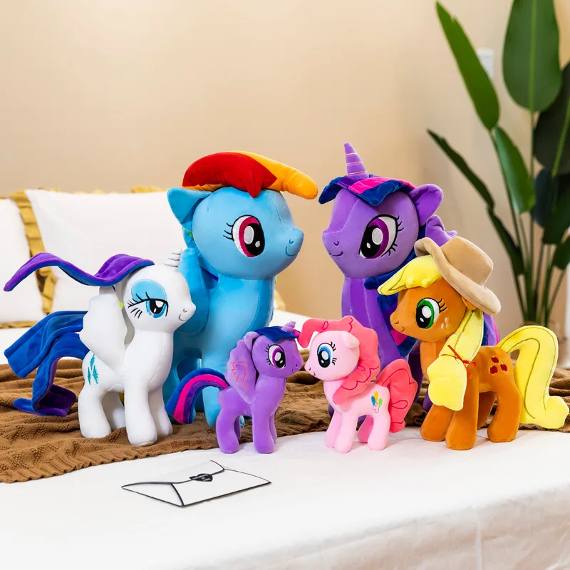 My Little Pony Toy Plush Animal Stuffed Doll 22- 40cm Pinkie Pie Rainbow Dash Unicorn Toys Friendship Is Magic For Girls Gifts