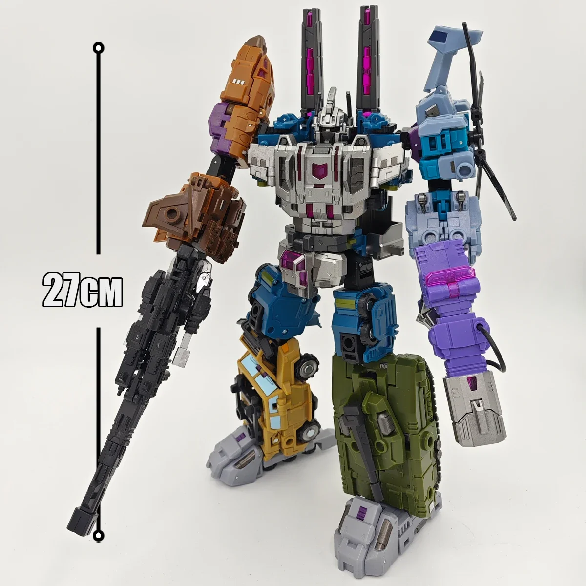 PocketToys Transformation Bruticus 5 in 1 PT05 PT-05 Combo G1 Battle Titan 27cm Action Figure Toy Collectible Gift