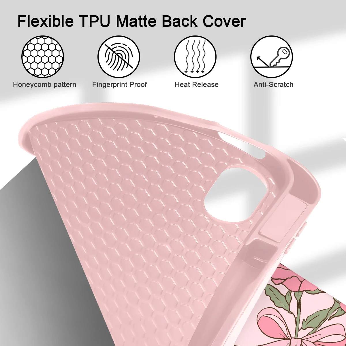 Чехол из искусственной кожи с принтом Pink Rose для iPad Air 13 11 10,9 дюймов 10 11th Pro 13 12,9 дюймов 2022 2023 2024 M4 2025 A16 10,2 дюйма