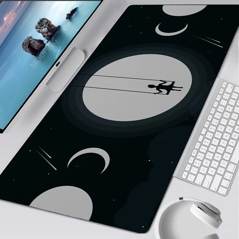 Simple Style Plum Blossom Pattern Mouse Pad,Pink Table Mat,cat Pattern Mousepad,for Beautiful Gift for Boyfriend and Girlfriend