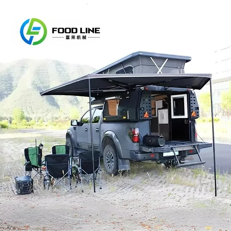 Portable 4x4 Truck Bed Pop Up Camper Tent for Pickup Overland Camping Outdoor Adventures Expedition Road Trips Journey Travel