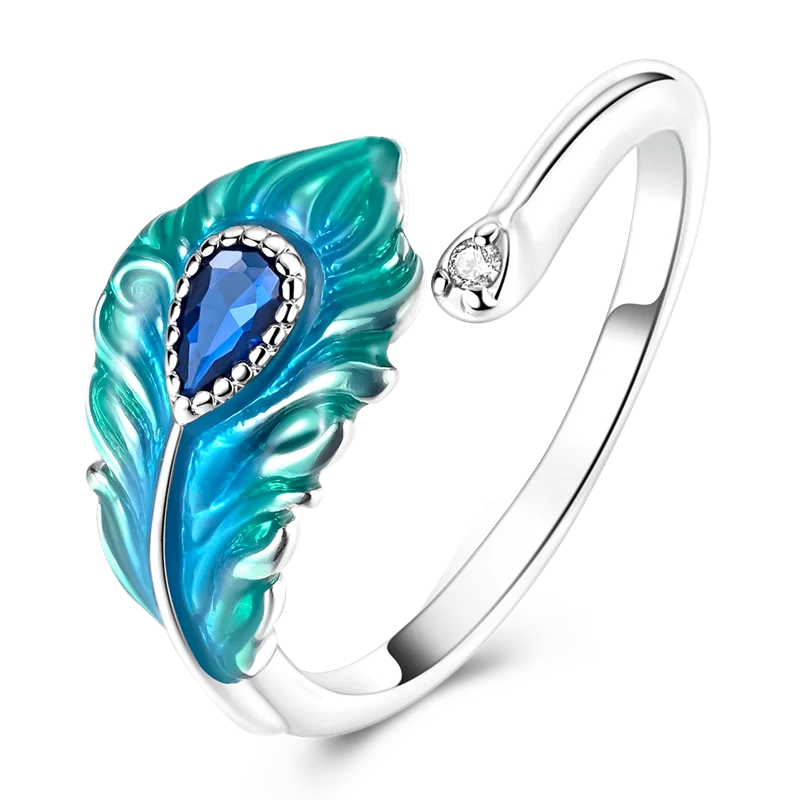 Women's Butterfly Adjustable 925 Sterling Silver Ring