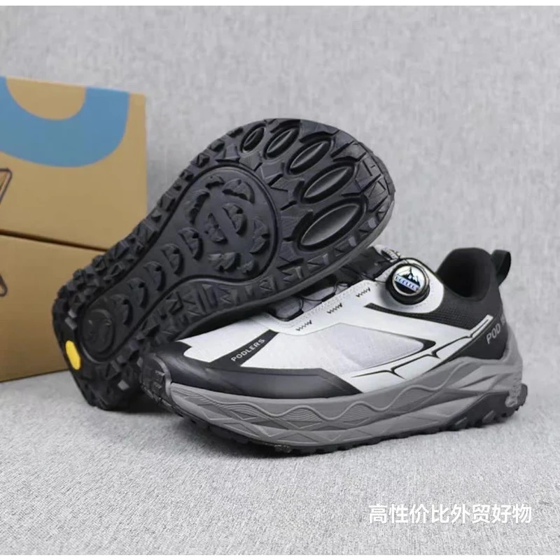 

Original Brand Comfortable Anti Slip Walking Jogging Shoe Designer Wide Foot Outdoor Hiking Shoe Quick Lacing Trekking Sneaker