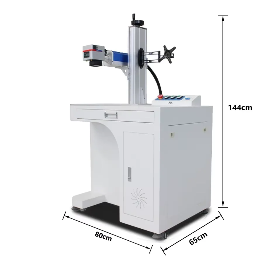 High quality CO2 carbon dioxide laser marking machine equipment for metal product and  Wood Textile Plastic Nonmetals automatica