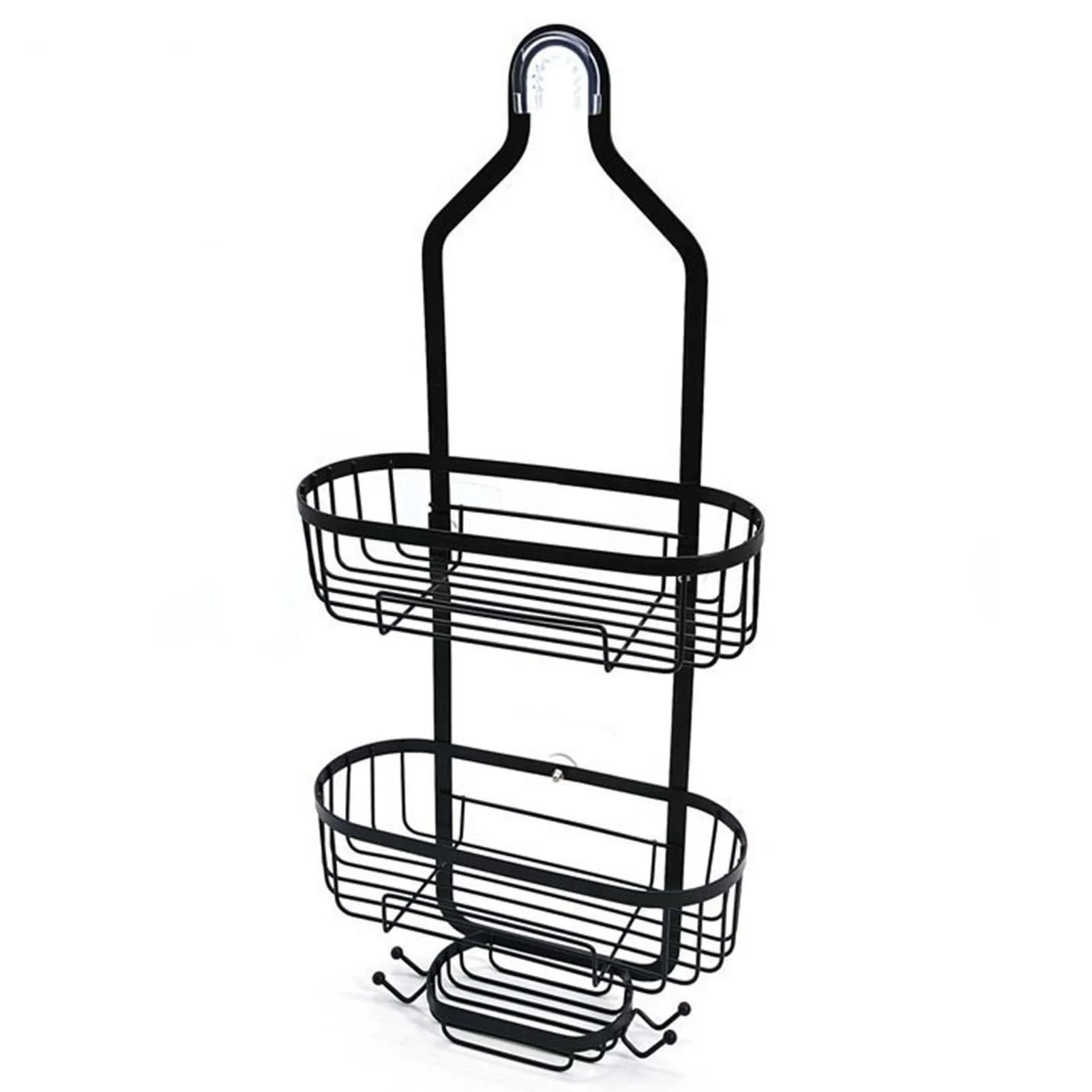 Hanging Shower Caddy Over Shower Head Large Capacity Shower Rack For Shampoo Soap Loofah