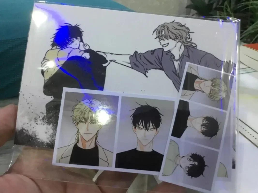 NightbytheWater Sticker Anime kimlik fotoğraf 1 inç 2 inç fotoğraf su geçirmez sevimli kırtasiye çocuk DIY dekoratif su Yeo TaeJu