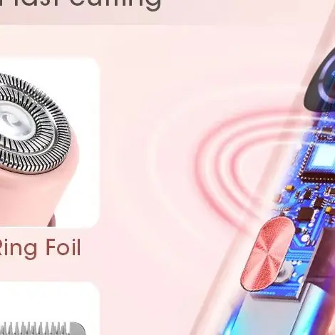 Electric Shaver for Woman Double Head Dual Purpose Female Razor Body Epilator Leg Underarm Bikini Electric Hair Remover Trimmer