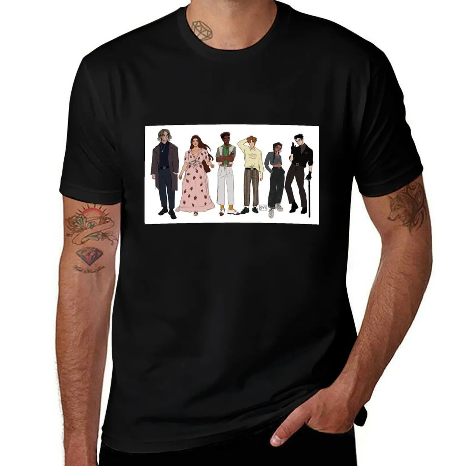 Modern Dregs T-Shirt Basic Casual Short Sleeve Cotton Shirt T-Shirt