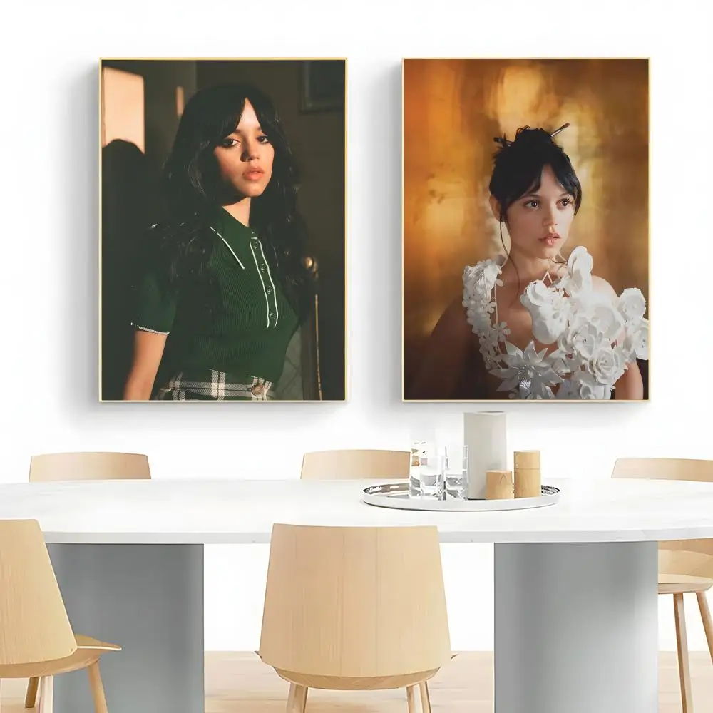 Edgy Actress J-Jenna Ortega Poster Wall Art Print Decorative Mural Home Decor Gift Unframed
