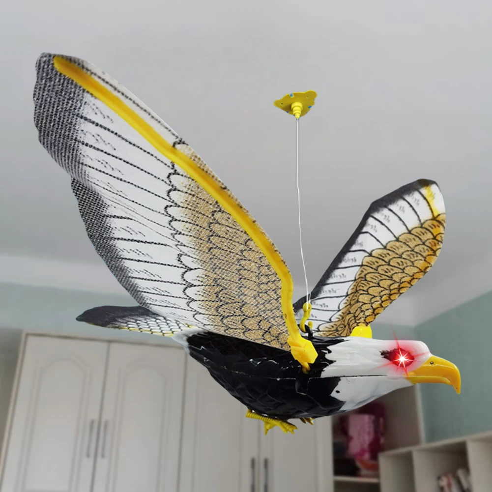 

Bird Scarecrow Fake Horned Hawk Decoy Bird Scarer Hanging Eagle Eagle Repeller Eagle Fake Hawk Decoy Statue Outdoor Falcon Decor