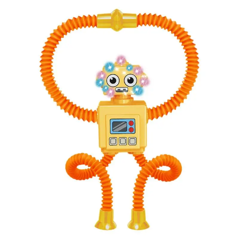 

Telescopic Tube Toys Robotics Pop Tubes Fidget Sensory Toys PVC Shape Changing Educational Toy Robot Stretchy Suction Cup Toy