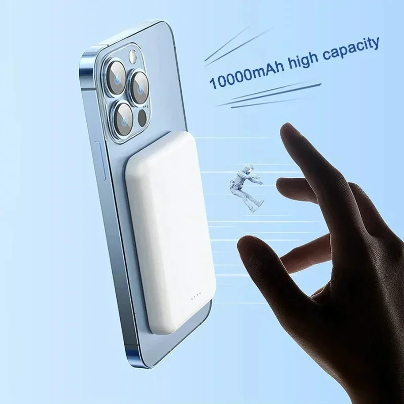 300000mAh شاحن مغناطيسي لاسلكي بطارية خارجية حزمة قوة البنك آيفون 11 12 13 14 15 برو سامسونج هواوي وشاومي جديد #2