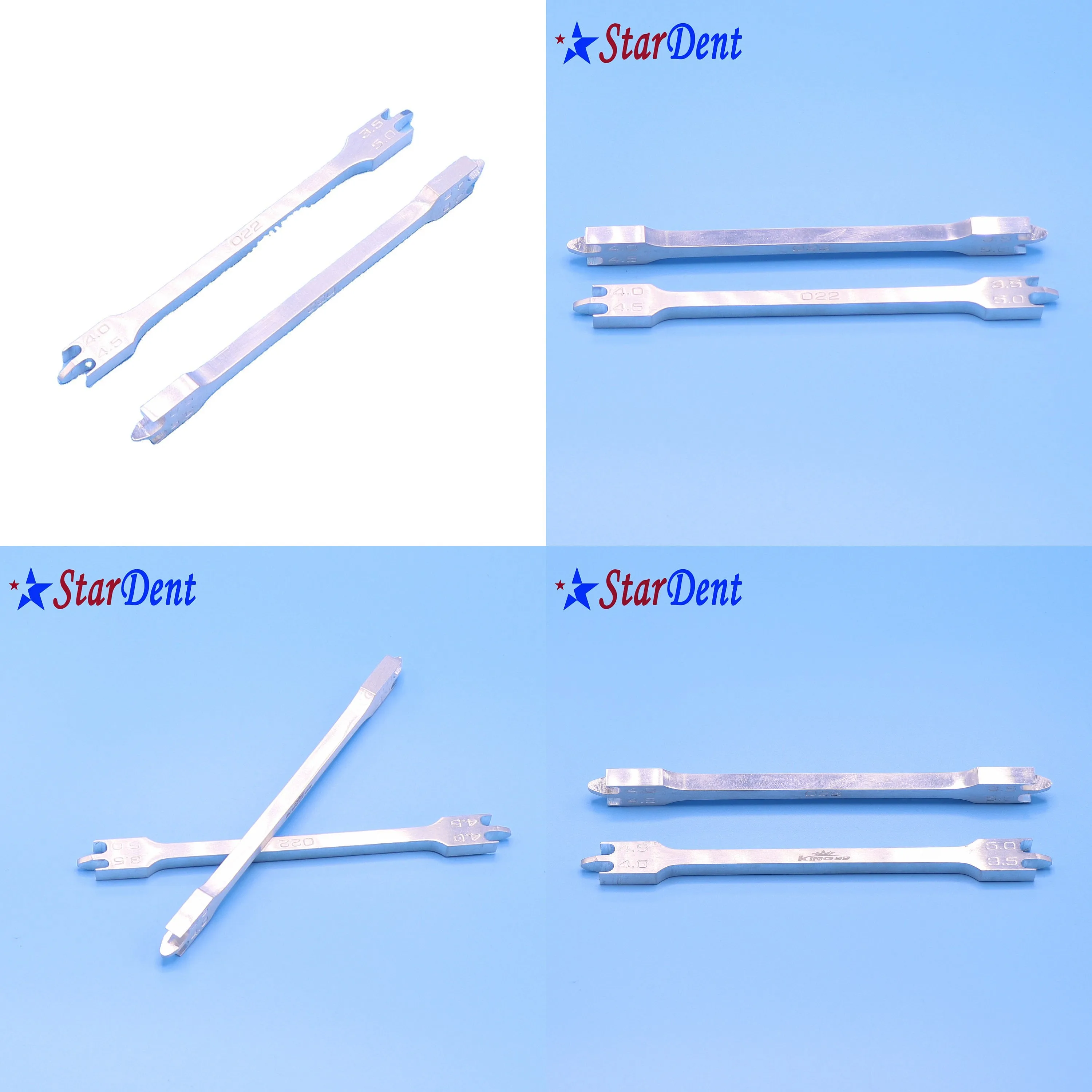 Dentals Height Gauge Orthodontic Instrument Movable Head Measuring Tool