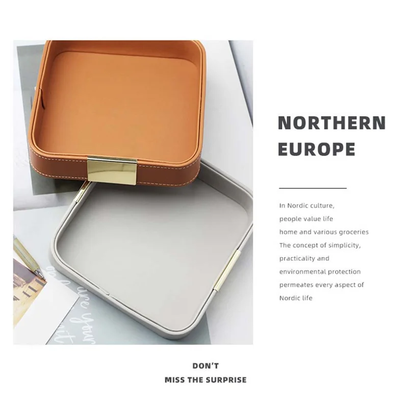 

Кожаный настольный лоток для хранения, органайзер для стола прихожей, чтобы держать ювелирные изделия, часы, телефон, кошелек, контейнер, прочный