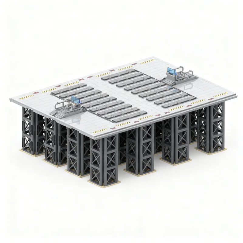 3149pcs MOC Landing Platform Star Battle Model Building Blocks Christmas Gift Brick Collection Creative Display Assemble Craft