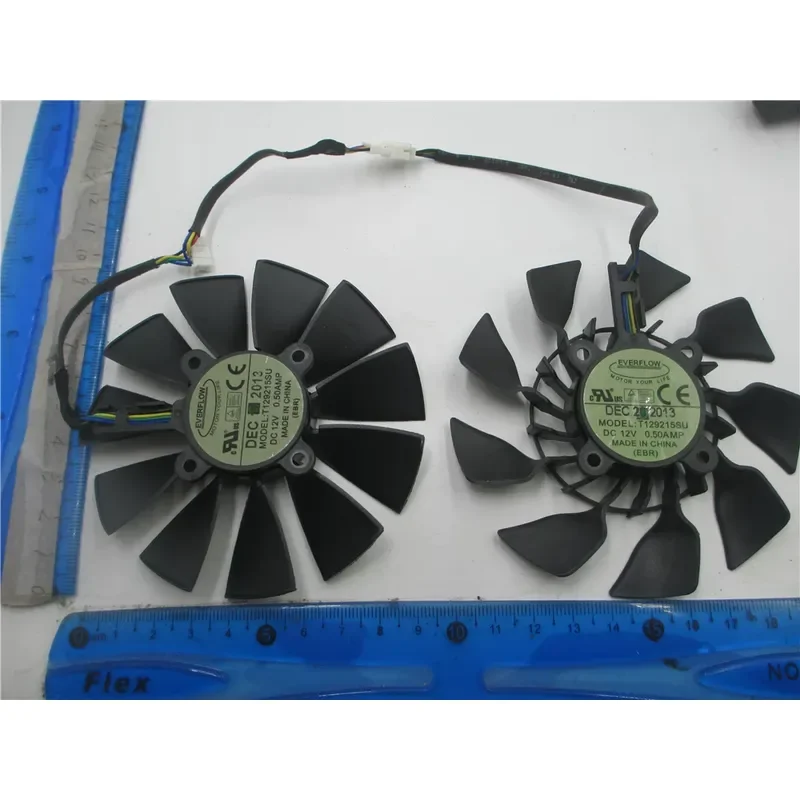 

For FD9015U12S T129215SU ASUS GTX760 R9 390X GTX970 Cooling Fan