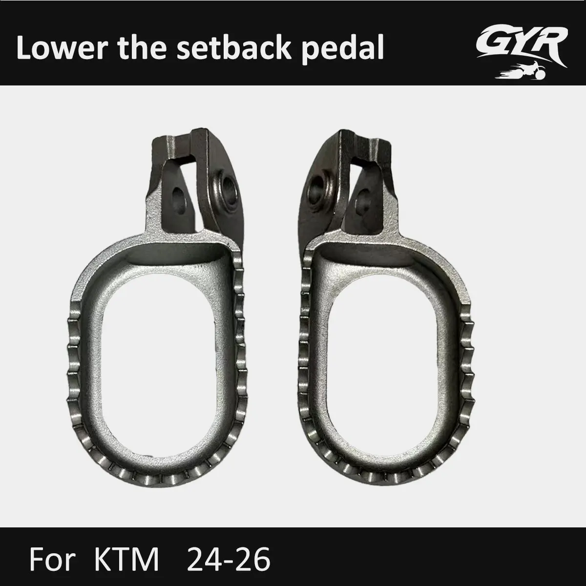 

Lowering setback motocross footpegs 24-26 universal conversion For KTM Husqvarnaqvist GASGAS Backward Low footpeg FOOTREST BETA