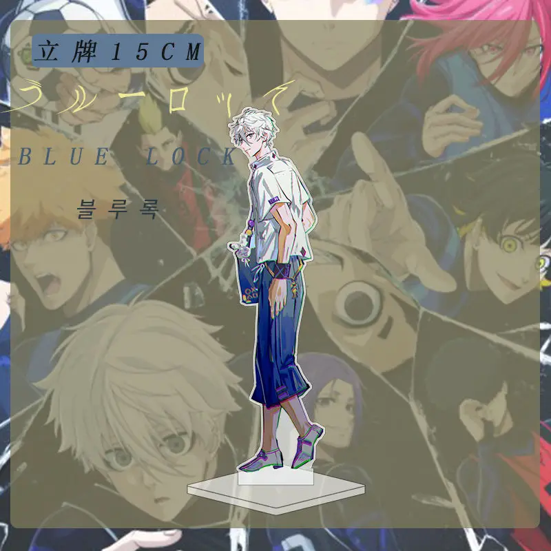 B-E-CK Bachira Meguru Chigiri Hyoma Nagi Seishiro Anime Acryl Stand Figuur Staande Model Ornamenten Meisje Verjaardagscadeau