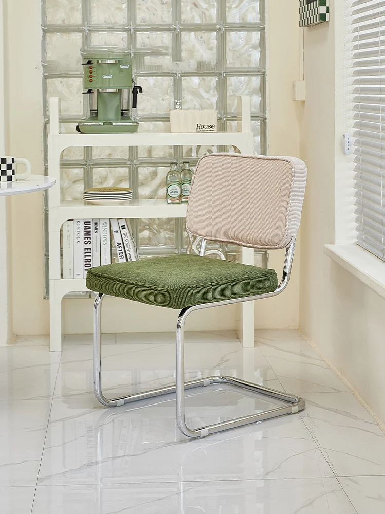 الشمال أثاث المنزل الطعام كرسي ضوء أثاث غرفة المعيشة الفاخرة Ins سروال قصير كراسي القهوة غرفة نوم مسند الظهر كراسي الغرور #4