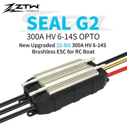 ZTW 32-Bit Seal G2 300A HV 6-14S Brushless ESC Waterproof Two-way Speed Controller For RC Boat E-Surfboard Underwater Thruster