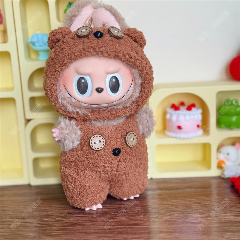

Аниме Labubu кукла одежда бурый медведь косплей кукла наряд для 17 см куклы аксессуары для одежды