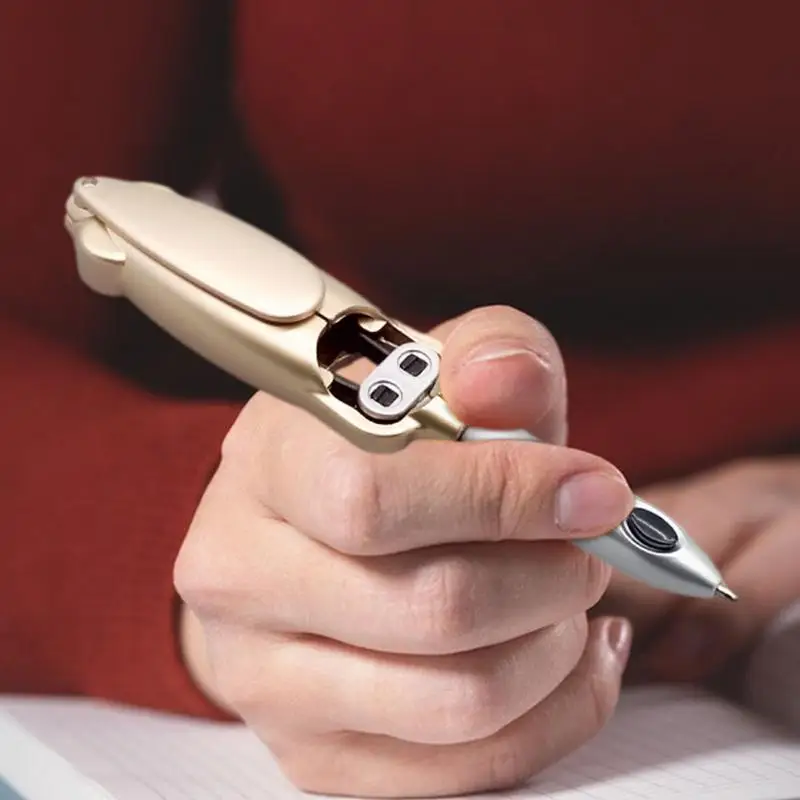 Cute Frog Pen Retractable Drawing And Writing Decorative Novelty Frog Pen Stationery Supplies Funny Fidget Toys For Kids