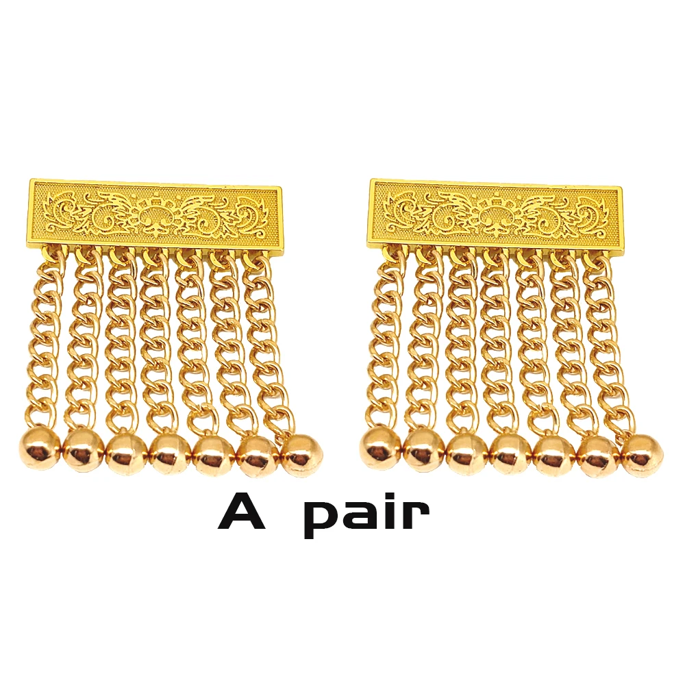 Masonic Apron Metal Tassel Beads 10 Pairs