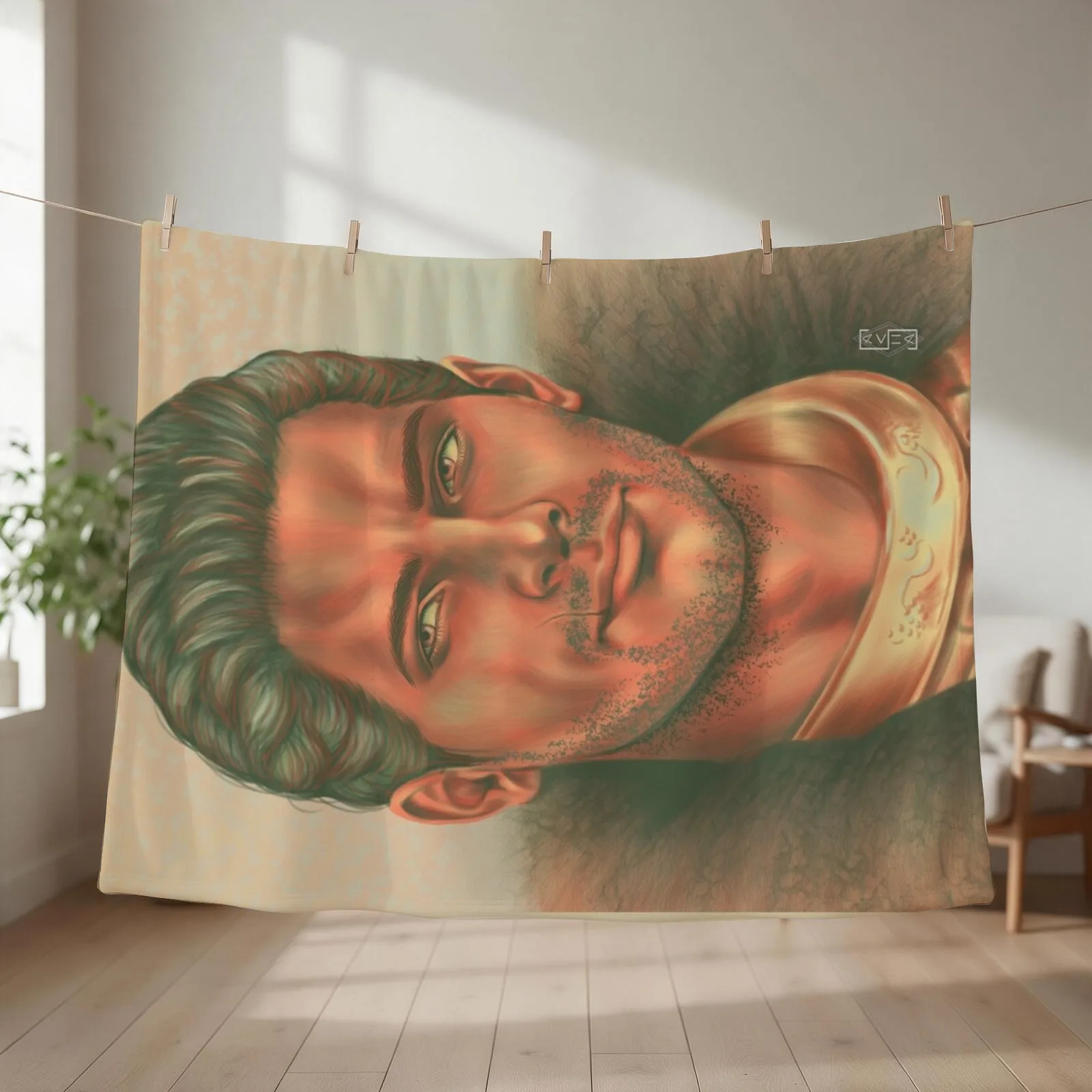Hello Commander Throw Blanket