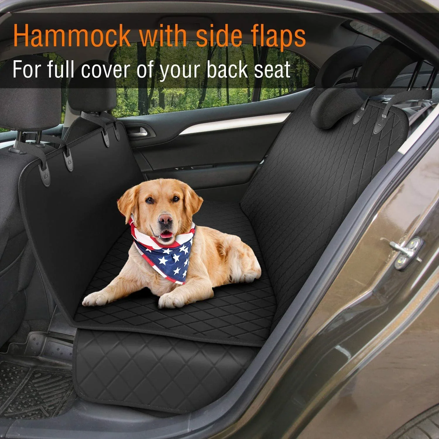 Car Pet Mat Car Rear Pet Mat Waterproof and Anti-grasp Pet Mat