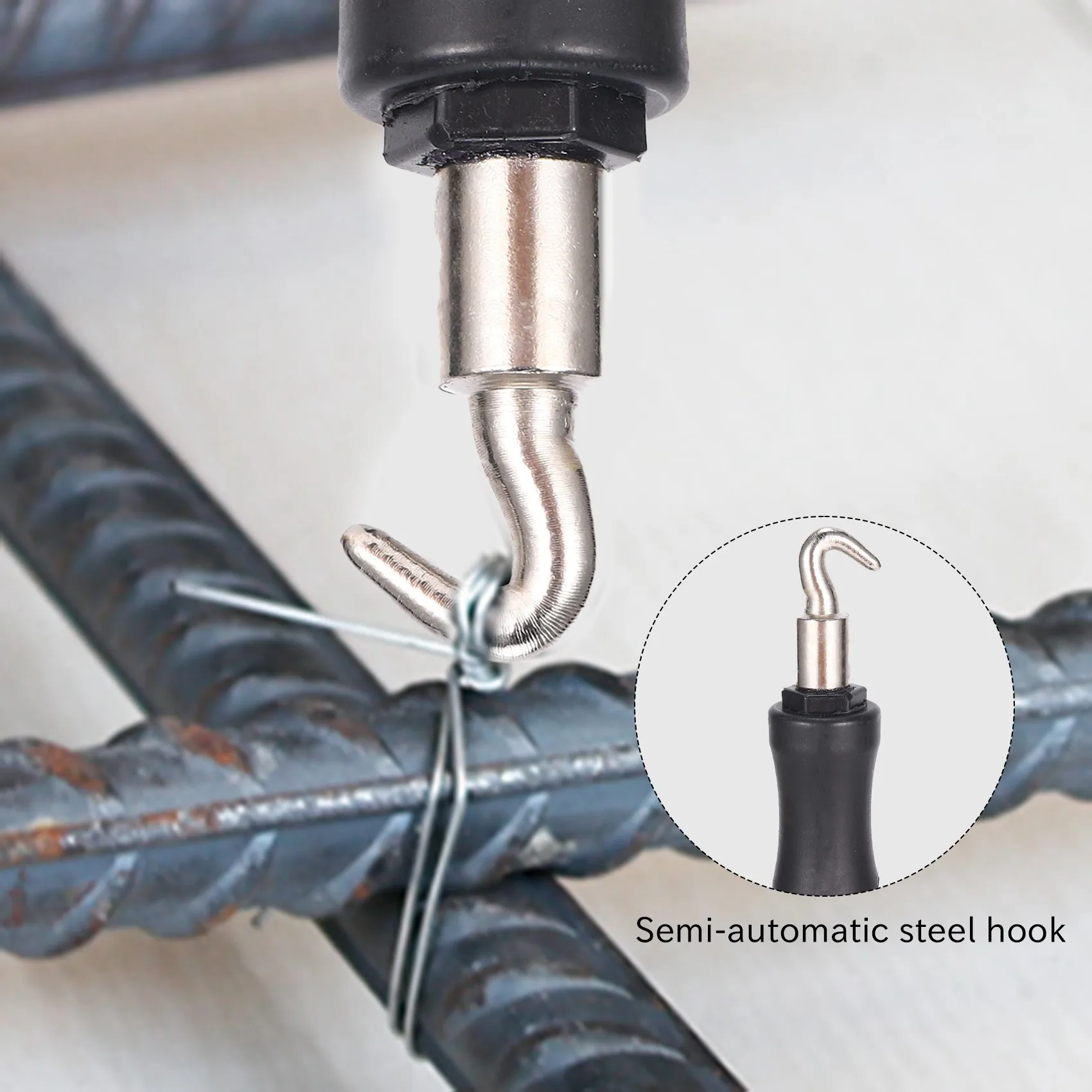 Happy New- 2 Pieces Automatic Rebar Tie Wire Twister, Rebar Tie Wire Twister Tool, Rebar Wire Twister Pull Tie Wire Twister, Con