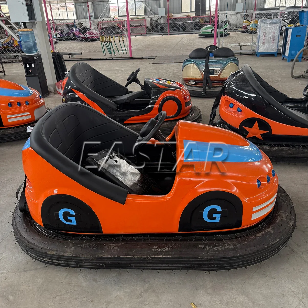 2026 Carnival Ride Electric Bumper Cars for Sale Indoor/Outdoor Fiberglass Kids Amusement Battery Operated 24v/48v for Parks