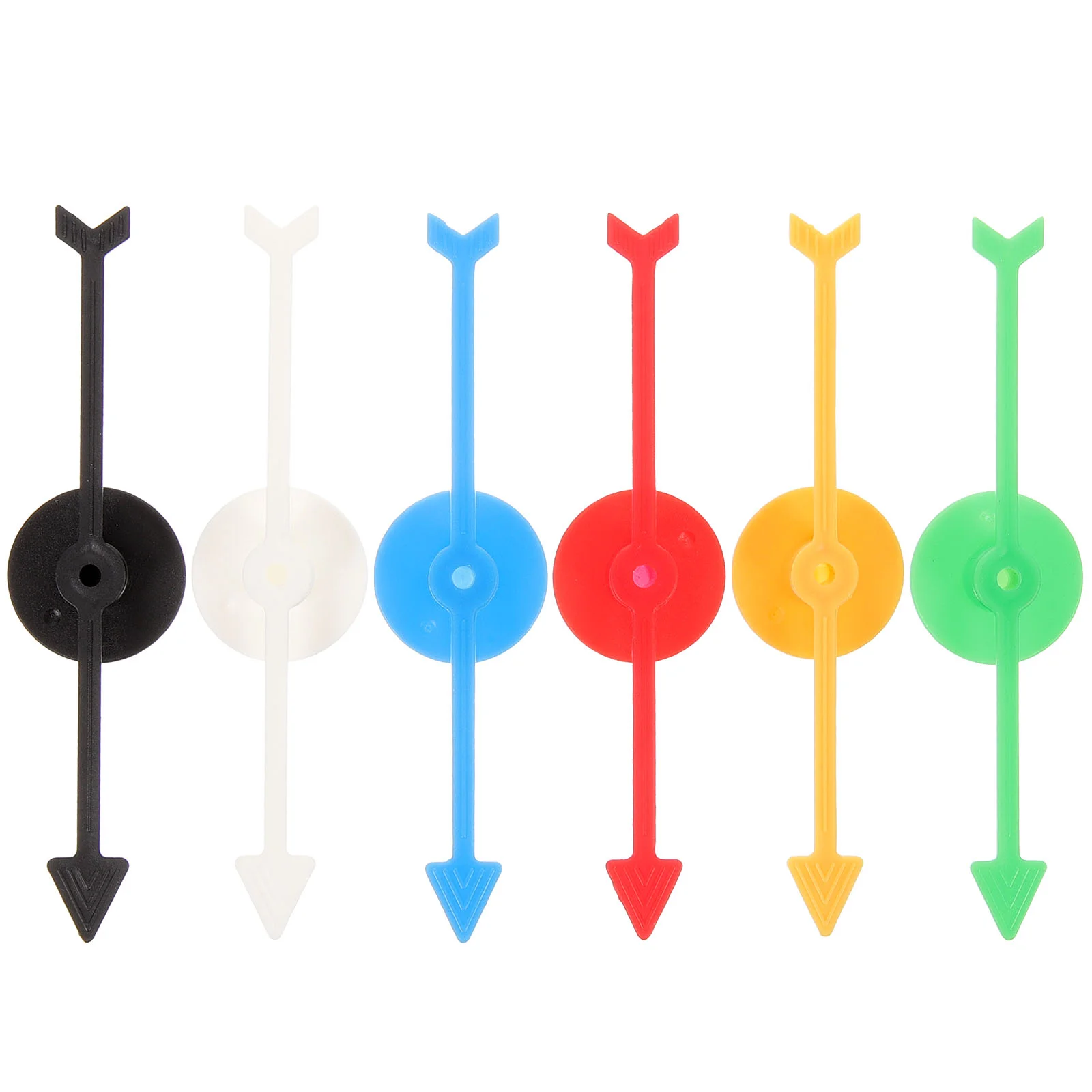 

6 Pcs Toy Rotating Plastic Pointer Digital Turntable DIY Accessories Spinners Game Arrow Arrows Parent-child