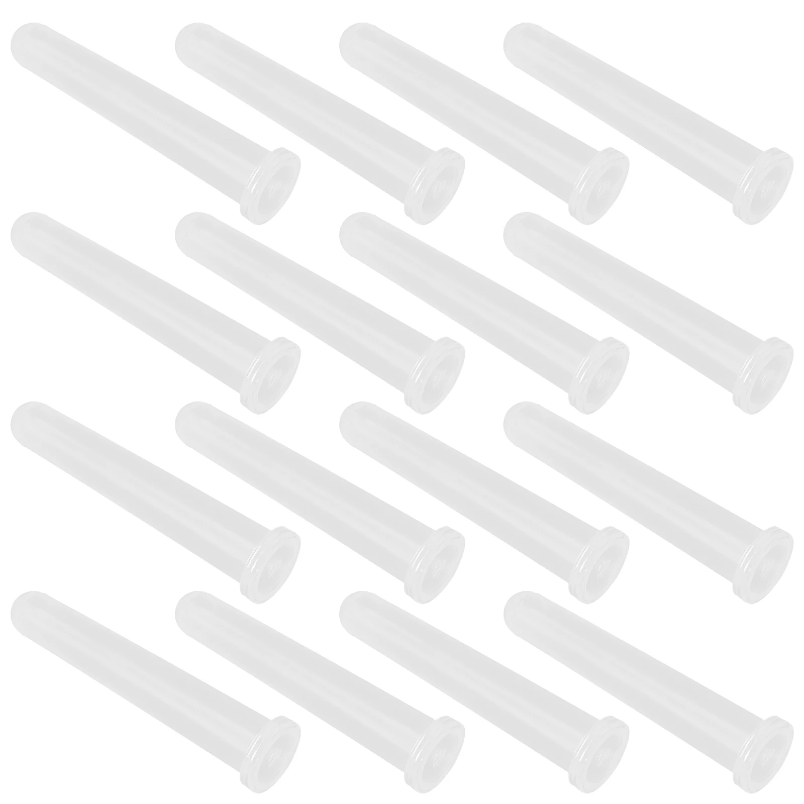 

50 Pcs Flower Storage Tube Arrangement Supplies with Cover Plastic Floral Tubes for Fresh Flowers