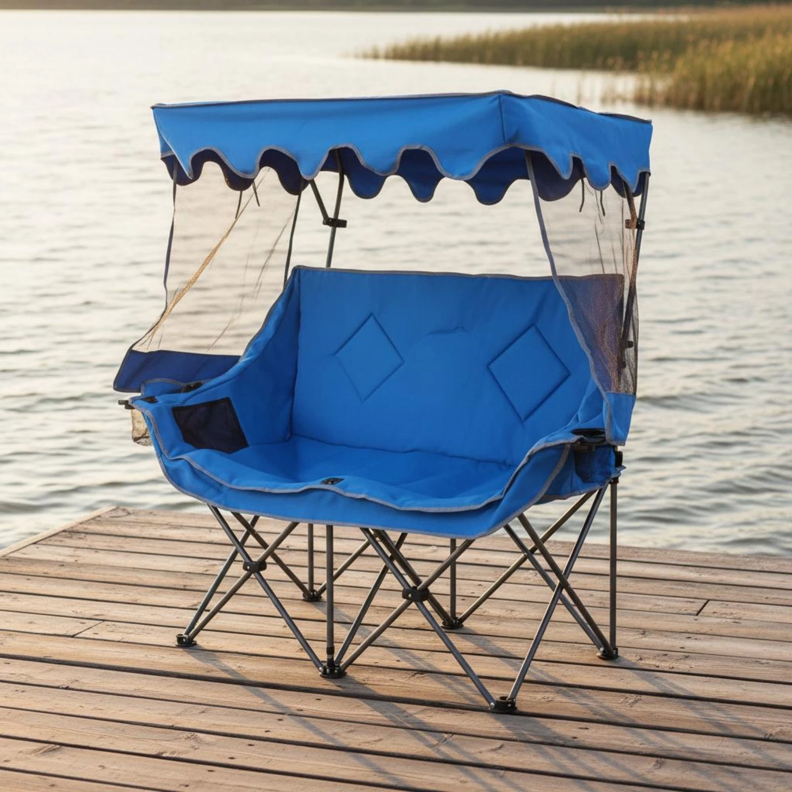 Camping Chair with Canopy Heav - Outdoor Furniture Loveseat review and price