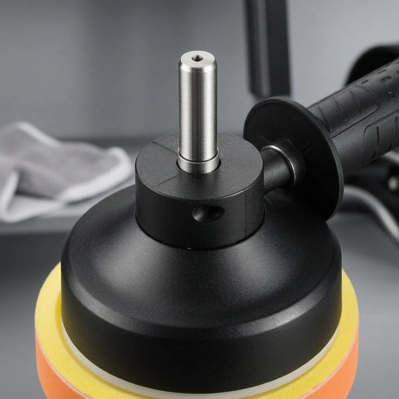 Drill Polishing Head Metal Shank Waxing Head Adapter Car Care Tool Wrench Included Auto Accessory Long-Lasting